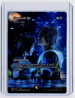 Stay with Me - Rhystic Study (Showcase)Normal FINAL FANTASY: Through the Ages NM - Image 1