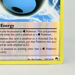Pokemon Reverse Holo Special Energy Splash Energy 113/122 Breakpoint Card LP - Image 4