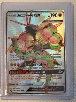 Pokemon TCG Buzzwole GX SV68/SV94 Hidden Fates: Shiny Vault Full Art Spanish - Image 1