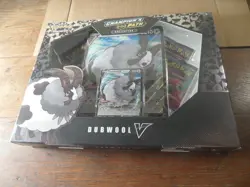 Pokemon Champion's Path Collection Dubwool V box 4 booster packs foil card - Image 1