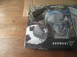 Pokemon Champion's Path Collection Dubwool V box 4 booster packs foil card - Image 3