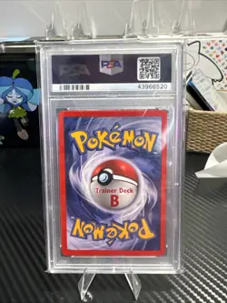 1999 Pokemon game Squirtle Trainer Deck B #63 PSA 6 EX-MT - Image 2