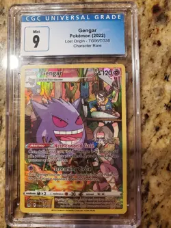 2022 POKEMON SWORD & SHIELD LOST ORIGIN #TG06 FA/GENGAR LOST ORIGIN - PSA 9 - Image 1