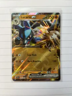 Lucario Ex 082/142 - Stellar Crown - Holo Double Rare - Pokemon TCG - Image 1
