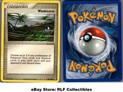 2006 Pokemon, EX Crystal Guardians, #85/100 Windstorm, Uncommon - Image 1