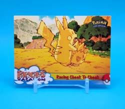 Pokemon Card - Racing Cheek to Cheek 48 - Pikachu's Vacation - Topps - Image 1