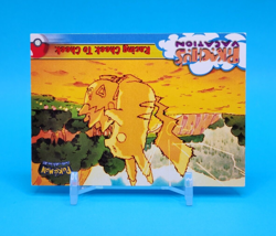 Pokemon Card - Racing Cheek to Cheek 48 - Pikachu's Vacation - Topps - Image 2