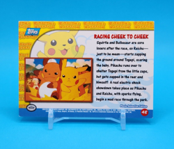 Pokemon Card - Racing Cheek to Cheek 48 - Pikachu's Vacation - Topps - Image 3