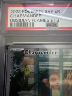 Charmander #44 Obsidian Flames ETB PSA 9 Mint 2023 Pokemon SVP en - Image 2