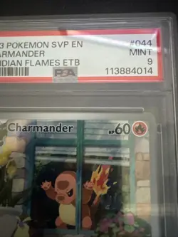 Charmander #44 Obsidian Flames ETB PSA 9 Mint 2023 Pokemon SVP en - Image 3