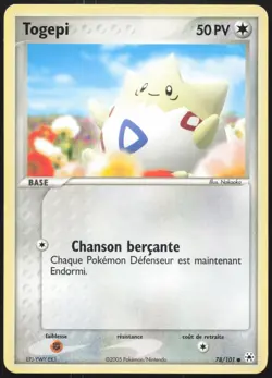 Carte Pokemon Togepi 78/101 Legendes Oubliees Francais - Image 1