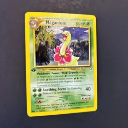 Pokemon TCG Meganium 11/111 1st Edition Holo Rare Vintage - Neo Genesis - LP - Image 3