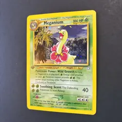 Pokemon TCG Meganium 11/111 1st Edition Holo Rare Vintage - Neo Genesis - LP - Image 4
