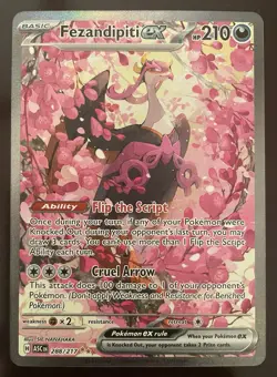 Pokemon TCG: Ascended Heroes FEZANDIPITI ex (288/217) Special Illustration Rare - Image 3