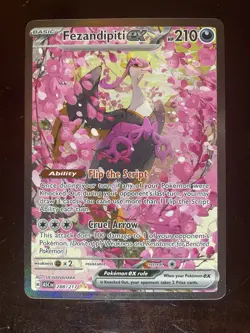 Pokemon TCG: Ascended Heroes FEZANDIPITI ex (288/217) Special Illustration Rare - Image 5