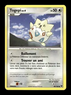 Carte Pokemon Togepi 88/106 Duels au Sommets FR - Image 1