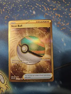 Pokemon TCG Nest Ball Hyper Rare SV01: Scarlet & Violet Base Set 255/198 NM - Image 1