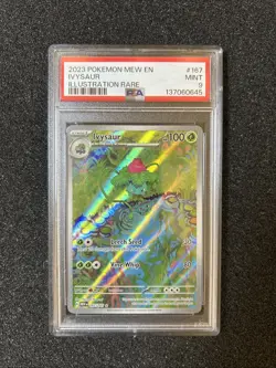 Pokemon Ivysaur Scarlet & Violet 151 IR 167/165 PSA 9 🤩 - Image 1