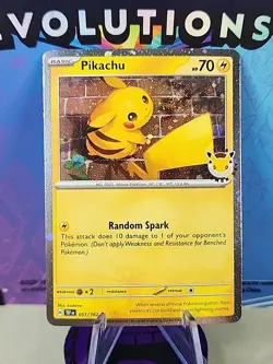 Pikachu 51/162 Stamped 2026 Pokemon Day 30th Anniversary Promo TCG - Image 1