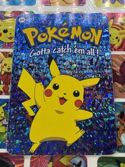 Pokemon Pikachu Holo Vintage Pocket Monsters Vending Prism Sticker Nintendo 2000 - Image 2