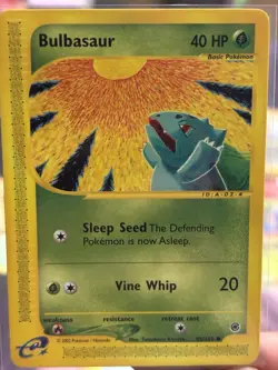 Pokemon Bulbasaur 95/165 Expedition Base Set 2002 - NM - Image 1