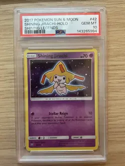 Pokemon TCG Shining Jirachi 42/73 Shiny Holo Rare PSA 10 - Image 1