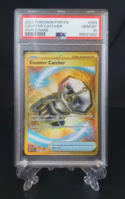 2023 Pokemon SV Paradox Rift Counter Catcher 264/182 Hyper Rare PSA 10 Gem Mint - Image 1