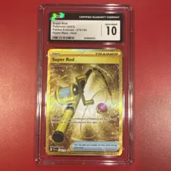 CGC 10 GEM MT Super Rod Hyper Rare 2024 Pokemon Paldea Evolved #276/193 - Image 1