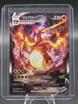2022 Pokemon SWORD&SHIELD CHARIZARD VMAX BLACK STAR PROMO ULTRA RARE SWSH261 - Image 1