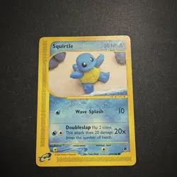 Pokemon Squirtle Expedition Base Set 133/165 50 HP Common Wave Splash Yuka Morii - Image 1
