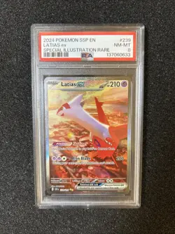 Pokemon Latias ex Special Illustration Rare 239/191 Surging Sparks Holo PSA 8 🤩 - Image 1