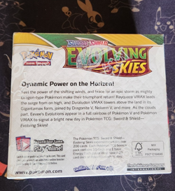 Pokemon Sword & Shield Evolving Skies Booster Box 36 Packs FACTORY SEALED~ - Image 3