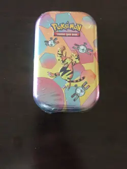 2023 Pokemon Scarlet & Violet 151 Electabuzz Mini Tin New Sealed 2 Booster Packs - Image 1