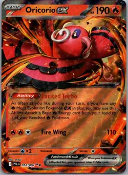 Oricorio ex - 18/94 - Double Rare - Pokemon Phantasmal Flames - Image 1