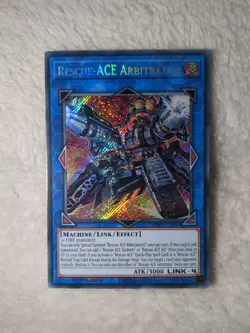 BPRO-EN051 Rescue-ACE Arbitrator Secret Rare 1st Edition YuGiOh NEW! - Image 1