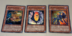 YuGiOh Infernity Holo Bundle Archfiend, Dwarf, Guardian WC09 EN001 EN002 EN003 - Image 1
