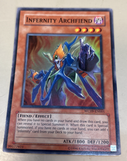 YuGiOh Infernity Holo Bundle Archfiend, Dwarf, Guardian WC09 EN001 EN002 EN003 - Image 2