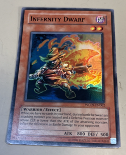 YuGiOh Infernity Holo Bundle Archfiend, Dwarf, Guardian WC09 EN001 EN002 EN003 - Image 3