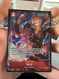 One Piece Sanji Parallel Foil OP01-013/284 Romance Dawn - Image 1