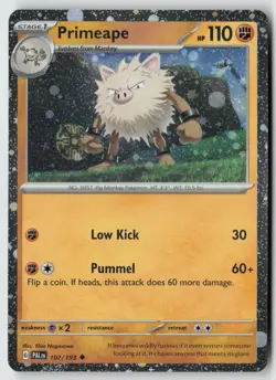 Primeape - (Cosmos Holo) 107/193 - Miscellaneous Cards & Products - PTCG - LP - Image 1