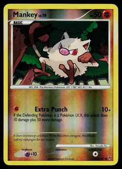 Pokemon Card - Mankey Supreme Victors 112/147 Common Reverse Holo - Image 1