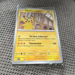 Pikachu At The Museum Pokemon Card - Image 1