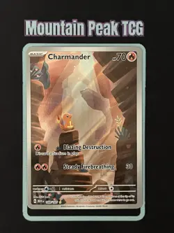 NM Charmander 168/165 Illustration Rare - Scarlet & Violet 151 - Pokemon Card - Image 1