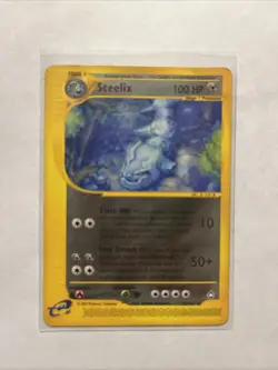 Steelix 35/147 Aquapolis Pokemon TCG Card Non Holo Rare - Image 1