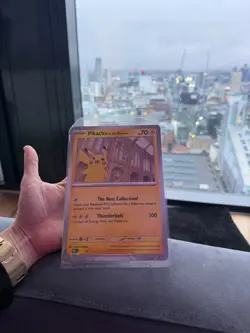 Pikachu At The Museum Promo Card Pokemon English Sealed New - Image 1