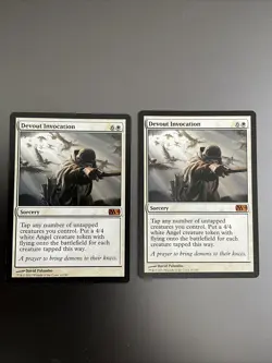 MTG - Devout Invocation - Core 2014 - LP MAGIC CARD - Image 1