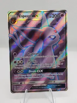 Pokemon TCG Espeon GX Full Art Ultra Rare Card 140/149 Sun & Moon - Image 1