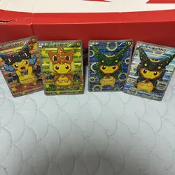 CUSTOM MADE Poncho Pikachu Fan Art Card Japanese 10 Textured - Image 4