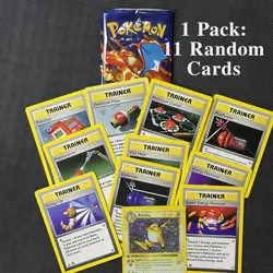 PTCG 11pcs 1st Edition Booster Pack Set – Charizard Trading Cards Gift for Boys - Image 3