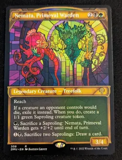 MTG - Nemata, Primeval Warden SHOWCASE - Dominaria United - Pack Fresh!! - Image 1
